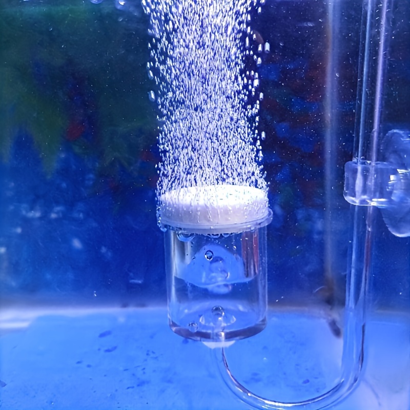 Aquarium Liquid Carbon - Aquarium kaca CO2 Atomizer Diffuser, pengukur