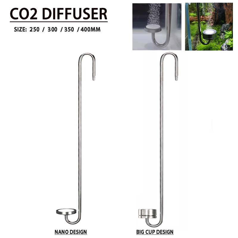 Aquarium Liquid Carbon - ZRDR Aquarium CO2 Diffuser Bahan Besi