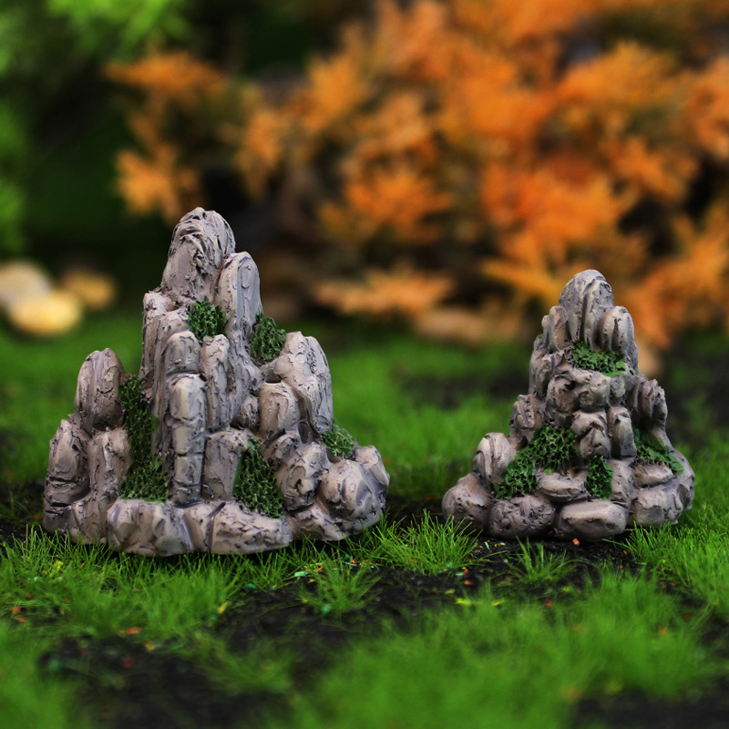 Miniatur Gunung Mini batu pals - Aquarium Moss ulasan dan harga