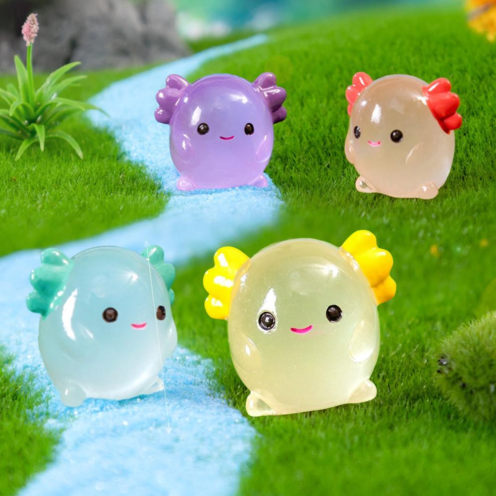 Miniatur Axolotl Bercahaya Dal - Aquarium Moss ulasan dan harga