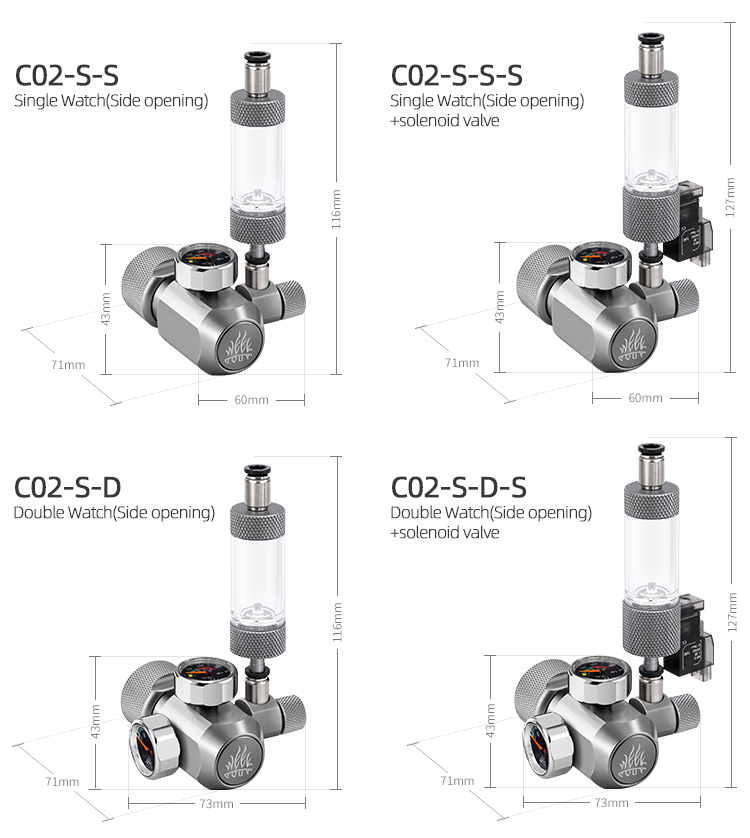 Regulator Gas Co2 akuarium Aqu - Aquarium Liquid Carbon ulasan dan harga