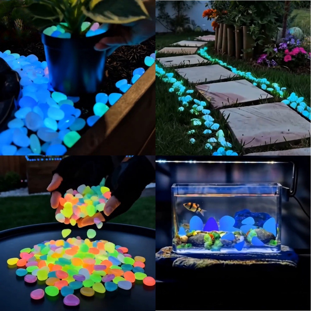 Batu Taman Bercahaya Warna-war - Planted Tank ulasan dan harga